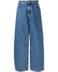 Philosophy Di Lorenzo Serafini - High-rise Wide-leg Jeans - Lyst