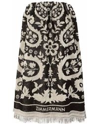 Zimmermann - Rhiannon Terry Mini Dress - Lyst