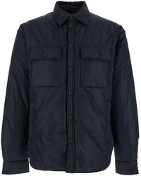 DSquared² - Jacket With Classic Collar And Logo Print On The Rear - Lyst