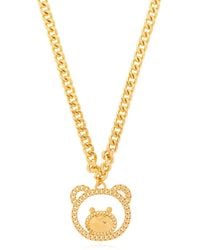 Moschino - Necklace With Teddy Bear Pendant, - Lyst