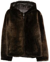 Salvatore Santoro - Leather Hooded Jacket Sheepskin - Lyst
