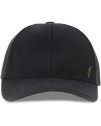 Saint Laurent - Wool Baseball Cap - Lyst