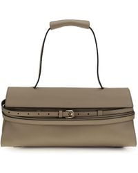 Moschino - Tie Me Shoulder Bag Calf Leather Bos Taurus - Lyst
