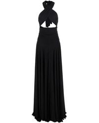 Norma Kamali - Long Dress With Convertible Design - Lyst