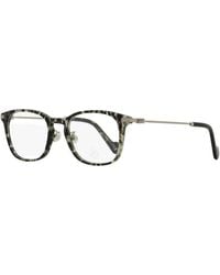 Moncler - Moncler Ml5078D Rounded Rectangle Acetate Eyeglasses - Lyst
