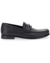 Ferragamo - 'Avril' Loafers With Gancini Plaque On The Front - Lyst