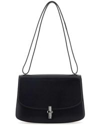 The Row - Midnight Leather Sofia 10.000 Shoulder Bag - Lyst