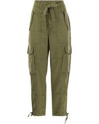 Polo Ralph Lauren - Linen Blend Twill Cargo Trousers - Lyst