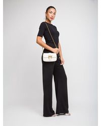 Pinko - Crossbody Bag-Ivory Lamb Leather Crossbody-Bags - Lyst