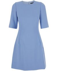 Dolce & Gabbana - Short Sleeve Mini Dress - Lyst