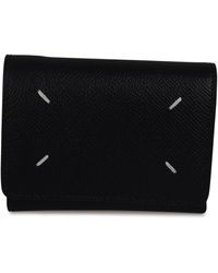 Maison Margiela Wallet Flip Flap Small in Black | Lyst