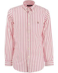Polo Ralph Lauren - Custom-fit Striped Oxford Shirt - Lyst