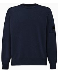 C.P. Company - Cp Company Cotton Crepe Sweater - Lyst