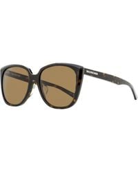Balenciaga - Alternative Fit Sunglasses Bb0175Sa 002 57Mm Plastic (Acetate) - Lyst