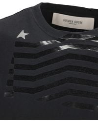 Golden Goose - Textured T-Shirt - Lyst