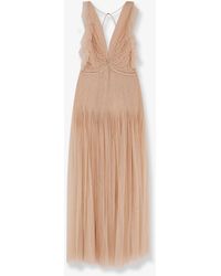 Elisabetta Franchi - Evening Gown Rhinestones - Lyst