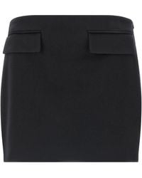 Ferragamo - Cashmere Wool Skirt - Lyst