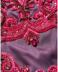 Dolce & Gabbana - Silk Crystal Strapless Floor Length Gown Dress Elastane - Lyst