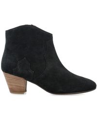 Isabel Marant - Block Heel Ankle Boots - Lyst