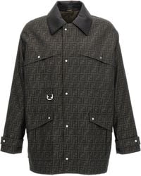 Fendi - Ff Jacquard Jacket - Lyst