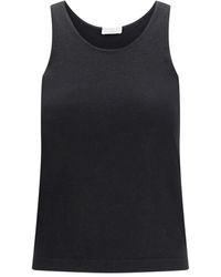 Brunello Cucinelli - Black Cashmere Tank Tops - Lyst