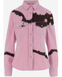 DON'T @ ME - Tie Dye Cotton Shirt - Lyst