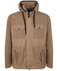 Herno - Brown Cotton Shell Jacket - Lyst