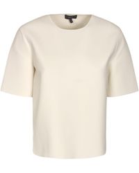 Theory - Round Neck Plain Top - Lyst