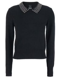 Pinko - Ventotene Maglia Blend Ws - Lyst
