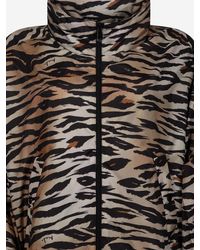 Pinko - Dotty Jacket With Animal Print Polyester - Lyst