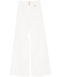 Elisabetta Franchi - Flared Leg Denim Jeans - Lyst