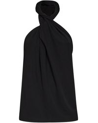 TOTEME - Halter Top Twisted Jersey - Lyst