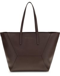 Brunello Cucinelli - Leather Tote Bag Calf Bos Taurus Shoulder - Lyst