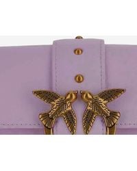 Pinko - Shoulder Bag Love One Pocket Leather - Lyst