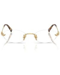 Miu Miu - Miu Miu Eyewear Mua54S5Ak08N Rimless Sunglasses - Lyst