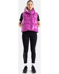 Moncler - Pario Hooded Puffer Vest Down Jackets - Lyst
