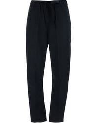 Semicouture - Buddy Pants With Elastic Waist And Drawstring - Lyst