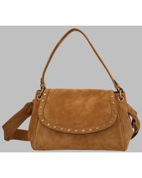 Isabel Marant - Shoulder Bag Chany Suede Calf Leather - Lyst