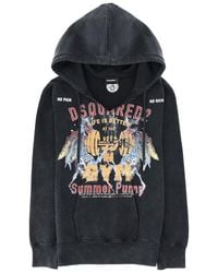 DSquared² - Dsquared2 Graphic-Print Cotton Sweatshirt - Lyst