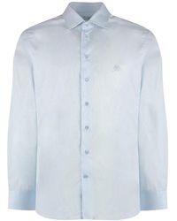Etro - Button-down Collar Cotton Shirt - Lyst
