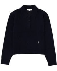 Sporty & Rich - Polo Shirt Cashmere - Lyst