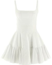 Giovanni bedin - Pleated Dress Poplin - Lyst