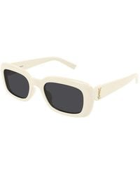 Saint Laurent - Sunglasses Rectangle Full Rim, Frame And Lens Slm130007 - Lyst