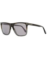 Tom Ford - Fletcher Sunglasses Tf832 55c Havana/gray 57mm - Lyst