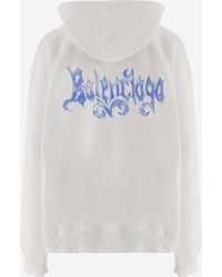 Balenciaga - Cotton Hoodie With Zipper - Lyst