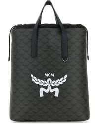 MCM - Printed Canvas Himmel Backpack - Lyst