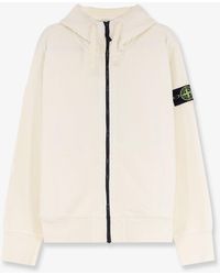 Stone Island - Oversized Organic Cotton Hoodie - Lyst