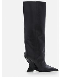 The Attico - 105Mm Cheope Leather Boots - Lyst