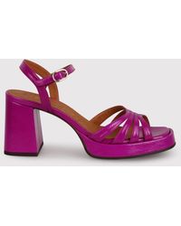 Chie Mihara - Naiel 85Mm Leather Sandals - Lyst
