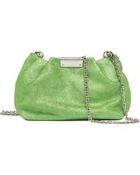 Gianni Chiarini - Glitter Pearl Clutch Bag With Curled Effect - Lyst